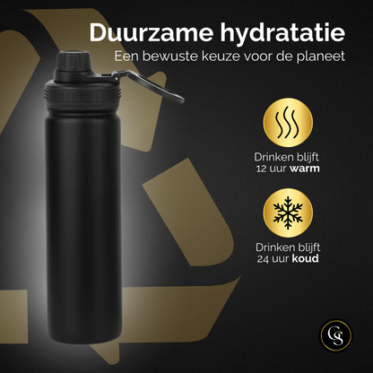 Stalen Waterfles met telefoonhouder geschikt voor MagSafe