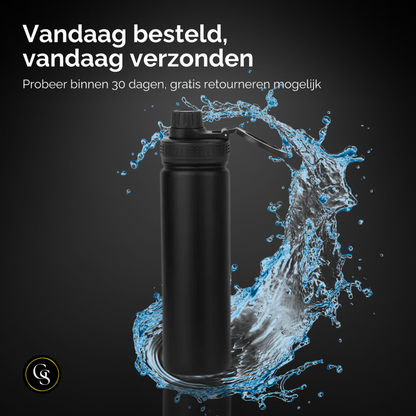 Stalen Waterfles met telefoonhouder geschikt voor MagSafe