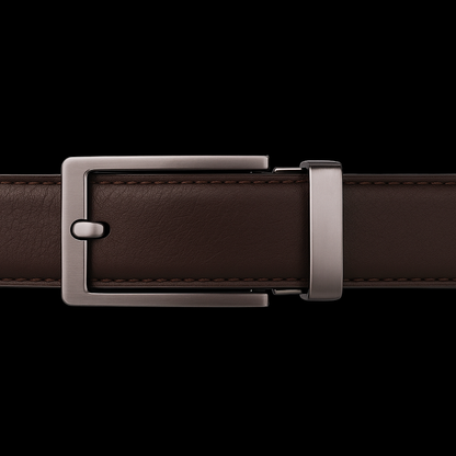 Leren Riem Zonder Gaatjes - Bruin