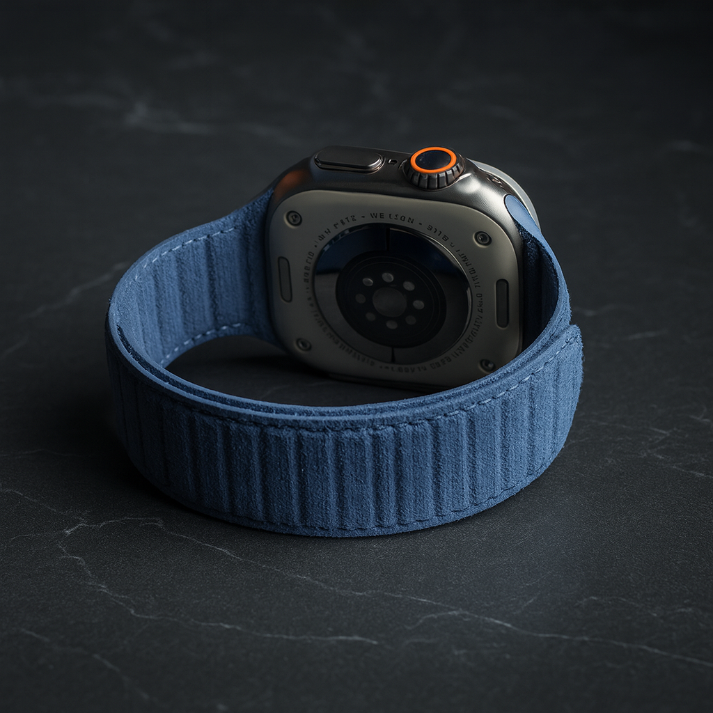 Alcantara Apple Watch Bandje