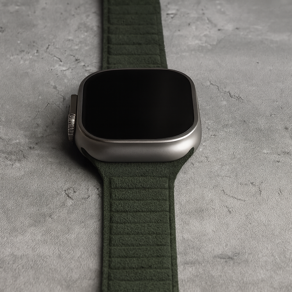 Alcantara Apple Watch Bandje