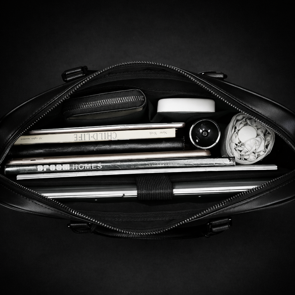 Laptoptas - Aktetas - Laptoptas Mannen - Vegan Leer