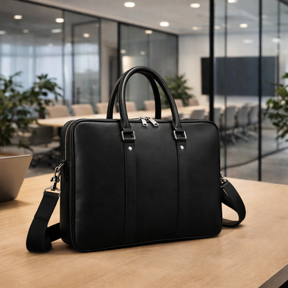 Laptoptas - Aktetas - Laptoptas Mannen - Vegan Leer